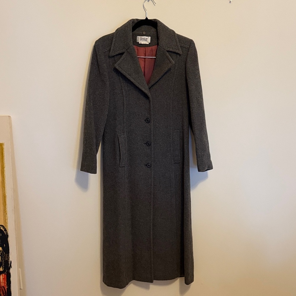Italian wool grey coat